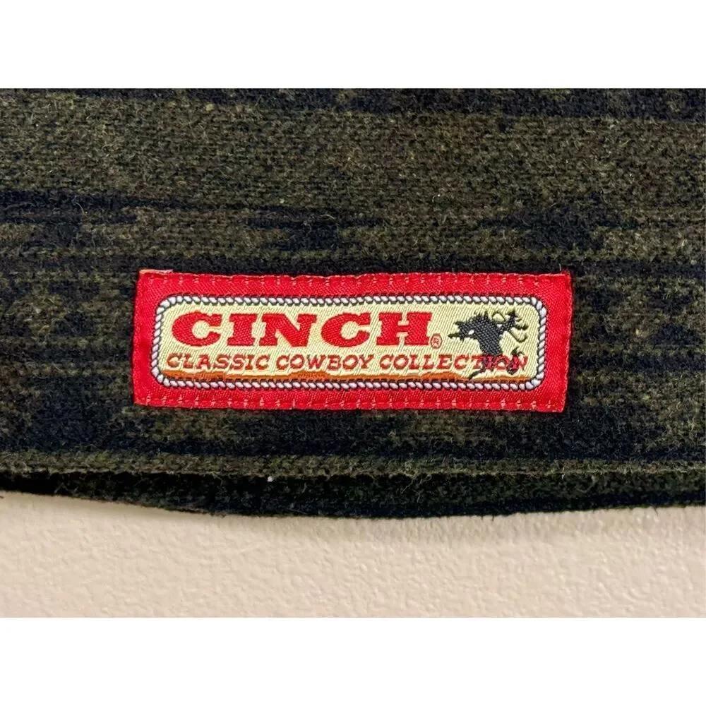 NWOT Cinch Lined Green & Black Trucker Lined Workwear Western Jacket Men's XXL